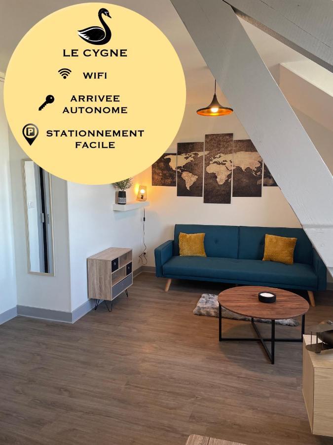 T2 4 Pers Face Gare Sncf Appart Hotel Le Cygne 6 Bourges Ngoại thất bức ảnh